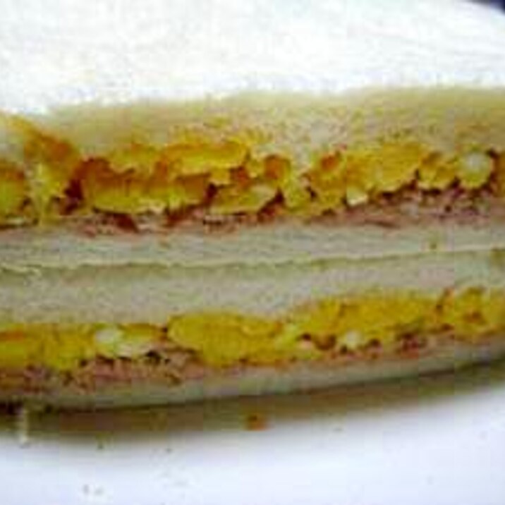 お出かけに☆ツナマヨと卵のサンドイッチ